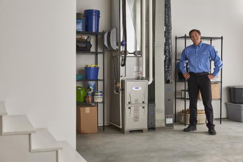 dealer in basement